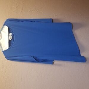 WESTBOUND Sz S Royal Blue 3/4 Sleeve w/ Handkerchief Hem EUC. CL# 98